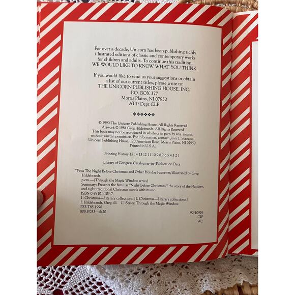 Vintage 'Twas the Night Before Christmas' Book: 1990 Hardcover, Greg Hildebrandt - Picture 3 of 7